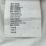 プラダ PRADA ロゴ刺繍半袖Tシャツ UJN555 ホワイト コットン メンズ 半袖Ｔシャツ
