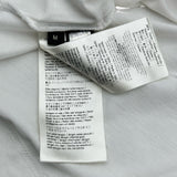 フェンディ FENDI ラバーロゴ半袖Tシャツ FY0936 ホワイト コットン メンズ 半袖Ｔシャツ