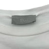 クリスチャン・ディオール Christian Dior NEWAVEロゴ半袖Tシャツ 733J603I8612 ホワイト コットン メンズ 半袖Ｔシャツ