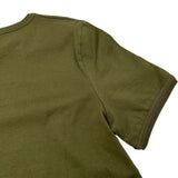 セリーヌ CELINE ロゴプリント半袖Tシャツ 2X813501F カーキ コットン レディース 半袖Ｔシャツ