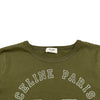 セリーヌ CELINE ロゴプリント半袖Tシャツ 2X813501F カーキ コットン レディース 半袖Ｔシャツ