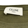 セリーヌ CELINE ロゴプリント半袖Tシャツ 2X813501F カーキ コットン レディース 半袖Ｔシャツ