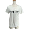セリーヌ CELINE ロゴプリント半袖Tシャツ 2X314916G ホワイト コットン レディース 半袖Ｔシャツ