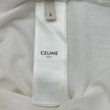セリーヌ CELINE ロゴプリント半袖Tシャツ 2X314916G ホワイト コットン レディース 半袖Ｔシャツ