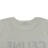 セリーヌ CELINE ロゴプリント半袖Tシャツ 2X314916G ホワイト コットン レディース 半袖Ｔシャツ