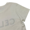 セリーヌ CELINE ロゴプリント半袖Tシャツ 2X314916G ホワイト コットン レディース 半袖Ｔシャツ