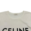 セリーヌ CELINE ロゴプリント半袖Tシャツ 2X314916G ホワイト コットン レディース 半袖Ｔシャツ