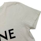 セリーヌ CELINE ロゴプリント半袖Tシャツ 2X314916G ホワイト コットン レディース 半袖Ｔシャツ