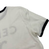 セリーヌ CELINE トリオンフロゴプリント半袖Tシャツ 2X872671Q ホワイト コットン レディース 半袖Ｔシャツ