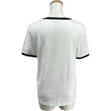 セリーヌ CELINE トリオンフロゴプリント半袖Tシャツ 2X872671Q ホワイト コットン レディース 半袖Ｔシャツ