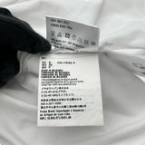 プラダ PRADA ワンポイントロゴ刺繡半袖Tシャツ UJN556 ホワイト コットン メンズ 半袖Ｔシャツ