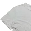 プラダ PRADA ワンポイントロゴ刺繡半袖Tシャツ UJN556 ホワイト コットン メンズ 半袖Ｔシャツ
