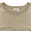 セリーヌ CELINE ロゴプリントTシャツ 2X681671Q ベージュ コットン メンズ 半袖Ｔシャツ