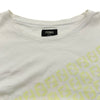 フェンディ FENDI FFロゴ 半袖Tシャツ FY0894 ホワイト コットン メンズ 半袖Ｔシャツ