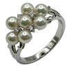 ミキモト MIKIMOTO ベビーパールリング ホワイトゴールド K18 パール ダイヤモンド ジュエリー