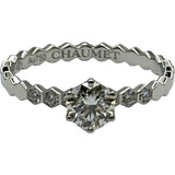 ショーメ CHAUMET ビーマイラブリング ホワイトゴールド Au750 ダイヤモンド ジュエリー