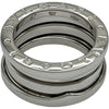 ブルガリ BVLGARI ビーゼロワンリング 3バンド(S) ホワイトゴールド 750 ジュエリー