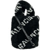 バレンシアガ BALENCIAGA エブリデイ2WAY ハンドバッグ 596564 ブラック/ホワイト フェイクファー ユニセックス ショルダーバッグ