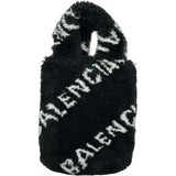 バレンシアガ BALENCIAGA エブリデイ2WAY ハンドバッグ 596564 ブラック/ホワイト フェイクファー ユニセックス ショルダーバッグ