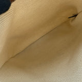バーバリーロンドン BURBERRY LONDON ロゴグラフィックミニショルダー アイボリー/ブラウン キャンバス/レザー レディース ショルダーバッグ