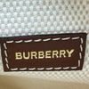バーバリーロンドン BURBERRY LONDON ロゴグラフィックミニショルダー アイボリー/ブラウン キャンバス/レザー レディース ショルダーバッグ