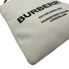バーバリーロンドン BURBERRY LONDON ロゴグラフィックミニショルダー アイボリー/ブラウン キャンバス/レザー レディース ショルダーバッグ