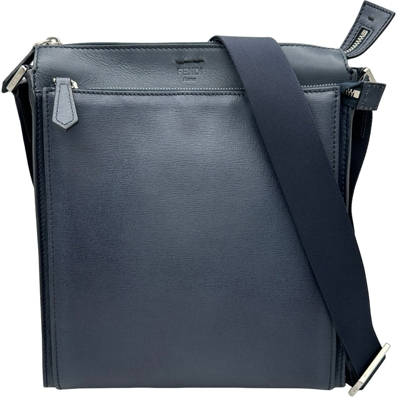 フェンディ FENDI ショルダーバッグ 7VA319 ネイビー ポリ塩化ビニル 