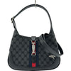 グッチ GUCCI ジャッキーザハッカーBALENCIAGAコラボ 680118 ブラック キャンバス レディース ショルダーバッグ