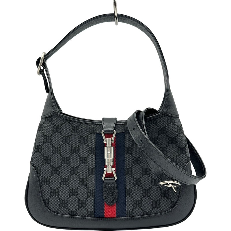 グッチ GUCCI ジャッキーザハッカーBALENCIAGAコラボ 680118 ブラック