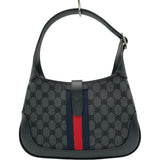 グッチ GUCCI ジャッキーザハッカーBALENCIAGAコラボ 680118 ブラック キャンバス レディース ショルダーバッグ