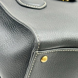 ラルフローレン RALPH LAUREN リッキー ブラック レザー レディース ショルダーバッグ