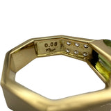 タサキ TASAKI リング ゴールド K18 ペリドット ダイヤモンド ジュエリー