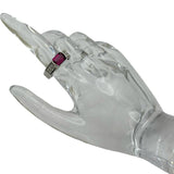 タサキ TASAKI リング プラチナ Pt900 トルマリン ダイヤモンド ジュエリー