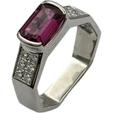 タサキ TASAKI リング プラチナ Pt900 トルマリン ダイヤモンド ジュエリー