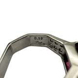 タサキ TASAKI リング プラチナ Pt900 トルマリン ダイヤモンド ジュエリー