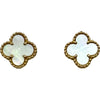 ヴァンクリーフ＆アーペル Van Cleef & Arpels スウィートアルハンブラピアス ゴールド Au750 マザー オブ パール ジュエリー