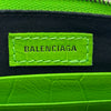 バレンシアガ BALENCIAGA ルカゴール 695814 グリーン クロコ型押し レディース ショルダーバッグ