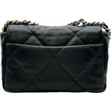 シャネル CHANEL CHANEL19 バッグ AS1160 ブラック ゴールド/シルバー金具 ラムスキン レディース ショルダーバッグ