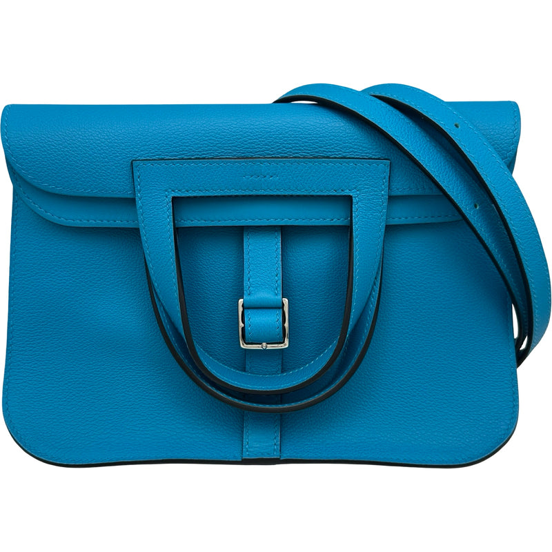 エルメス HERMES アルザン25 Y刻印 ブルーフリーダ シルバー金具