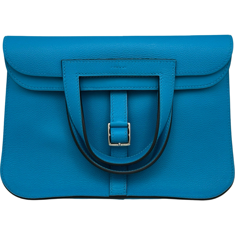 エルメス HERMES アルザン25 Y刻印 ブルーフリーダ シルバー金具
