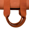 エルメス HERMES ヴァルパラインPM □J刻印 オレンジ シルバー金具 トワル レディース ハンドバッグ