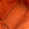 エルメス HERMES ヴァルパラインPM □J刻印 オレンジ シルバー金具 トワル レディース ハンドバッグ