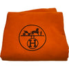 エルメス HERMES ヴァルパラインPM □J刻印 オレンジ シルバー金具 トワル レディース ハンドバッグ