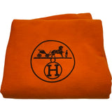 エルメス HERMES ヴァルパラインPM □J刻印 オレンジ シルバー金具 トワル レディース ハンドバッグ