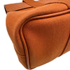 エルメス HERMES ヴァルパラインPM □J刻印 オレンジ シルバー金具 トワル レディース ハンドバッグ