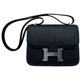 エルメス HERMES コンスタンス3 ミニミロワール K刻印 ブラック シルバー金具 エプソン レディース ショルダーバッグ