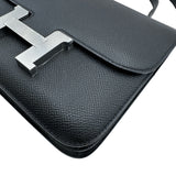 エルメス HERMES コンスタンス3 ミニミロワール K刻印 ブラック シルバー金具 エプソン レディース ショルダーバッグ