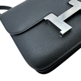エルメス HERMES コンスタンス3 ミニミロワール K刻印 ブラック シルバー金具 エプソン レディース ショルダーバッグ