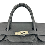 エルメス HERMES バーキン40 Z刻印 ブラック シルバー金具 トゴ メンズ ハンドバッグ