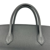 エルメス HERMES バーキン40 Z刻印 ブラック シルバー金具 トゴ メンズ ハンドバッグ